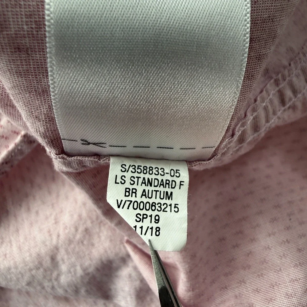 BANANA REPUBLIC Stretch Soft‎ Wash Button Down L/S Shirt Mens Medium Pink